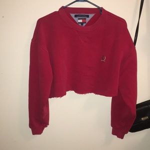 RES CROPPED TOMMY HILFIGER SWEATER